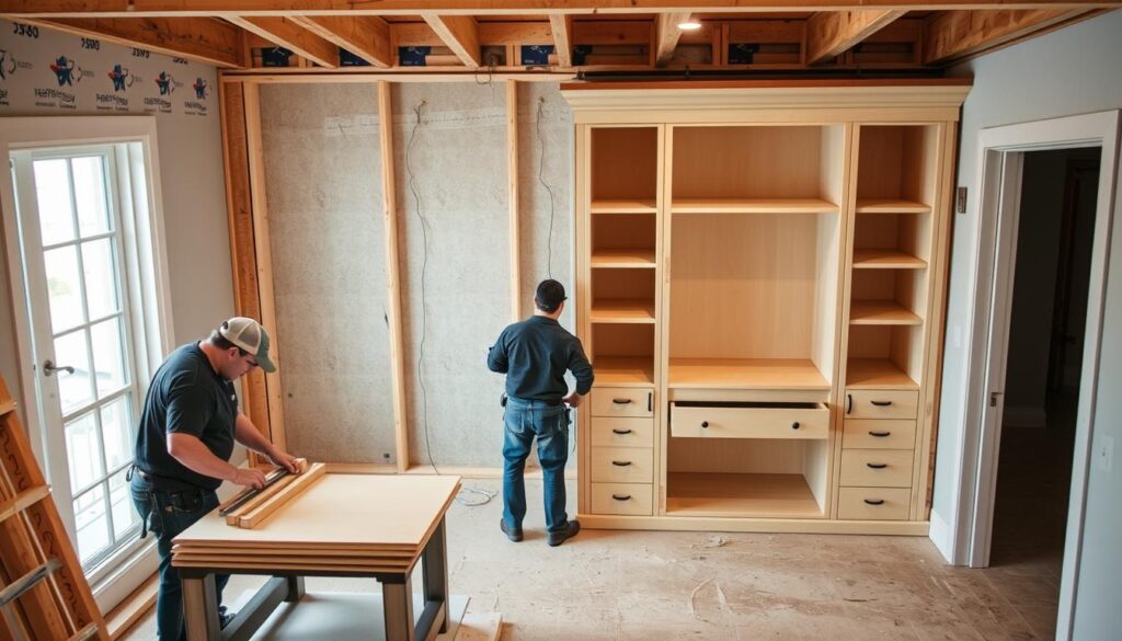 系統櫃施工工序