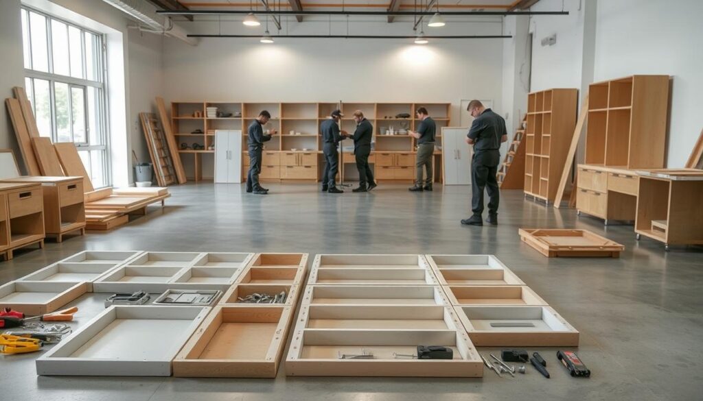 系統櫃安裝準備工作