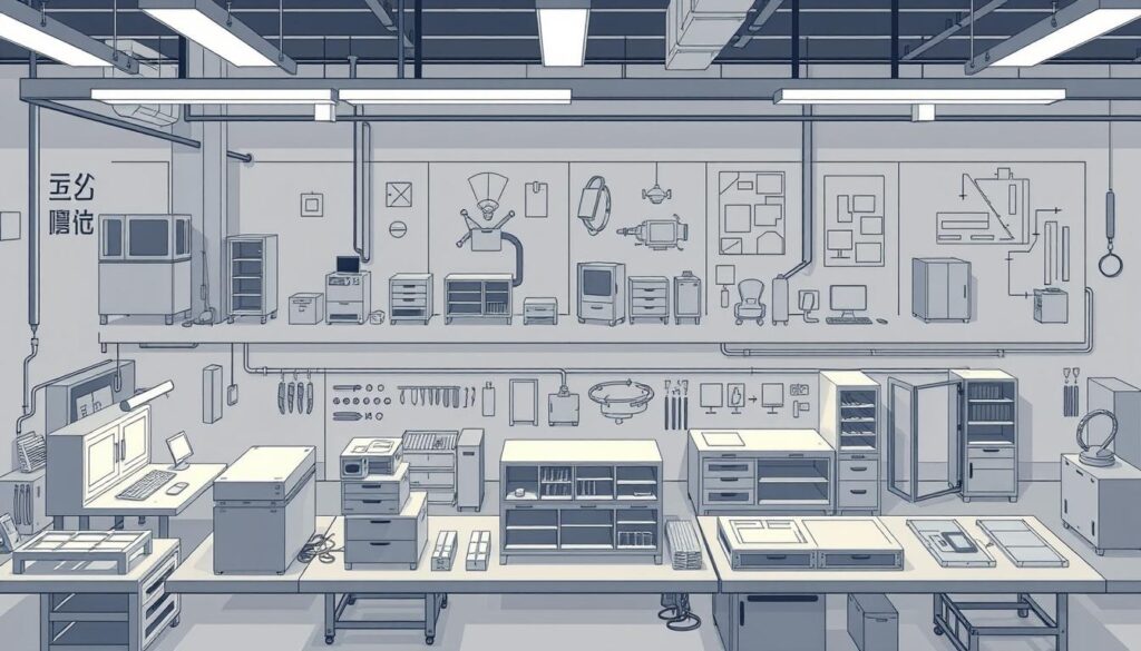 系統櫃製作流程圖 系統櫃製作流程圖