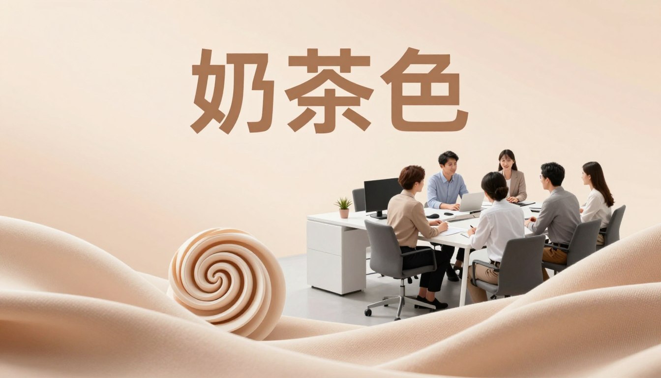 奶茶色配色