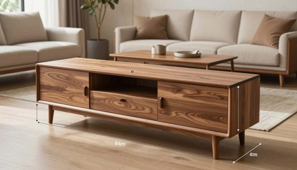 電視櫃尺寸規劃與人體工學